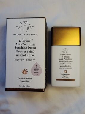 Drunk Elephant D-Bronzi Anti-Pollution Sunshine Drops  1 oz  30 ml Full Size